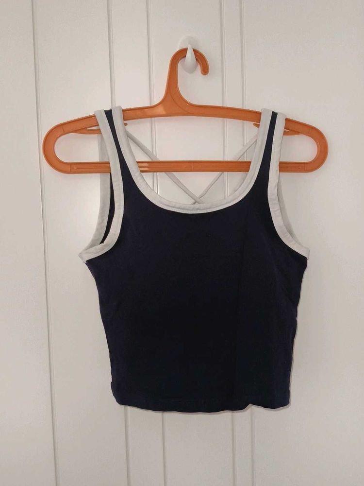 preety navy blue top