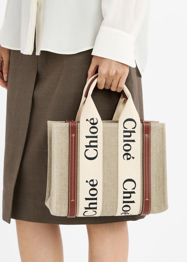 Chloe Woody Tote Bag