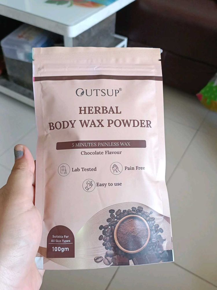 Herbal Body Wax Powder - Chocolate Flavor
