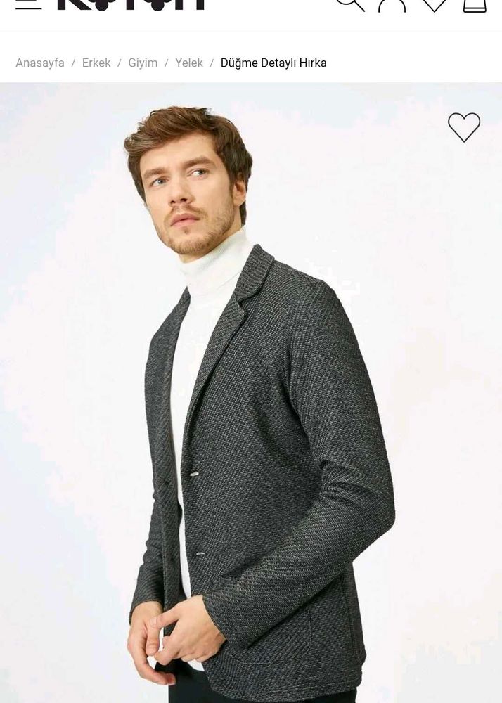 Blazer - Stylish Gray Casual Jacket