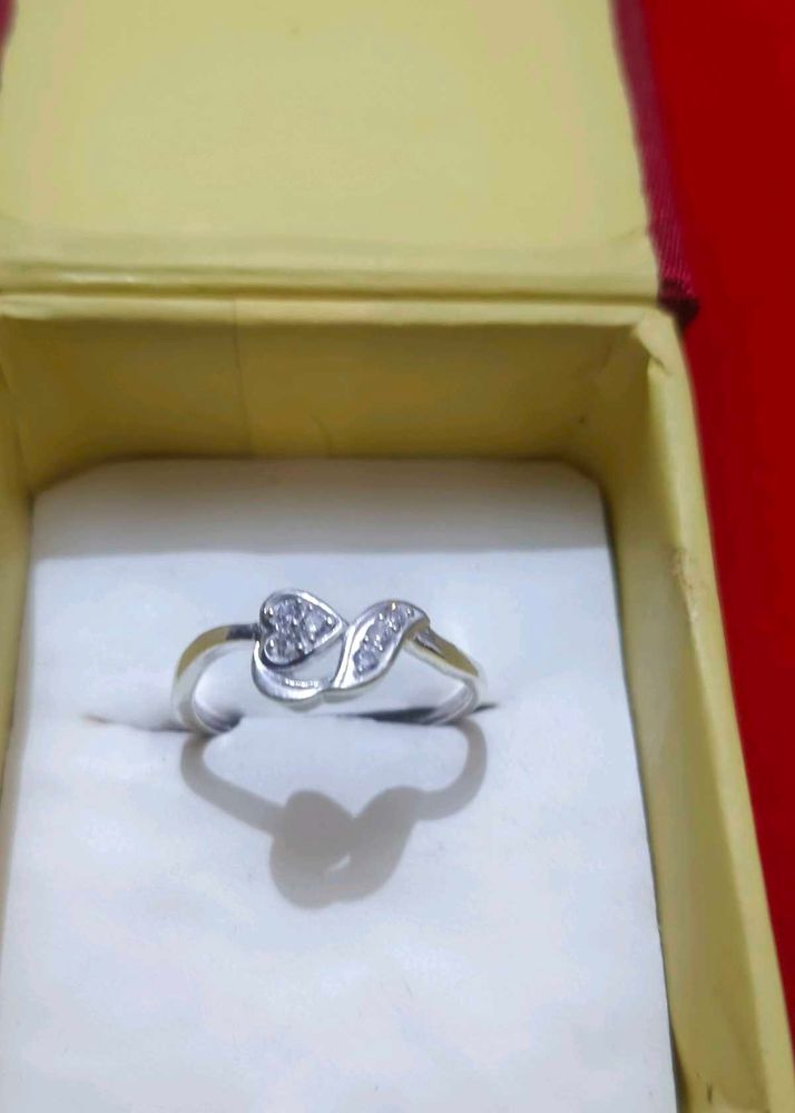 pure silver ring
