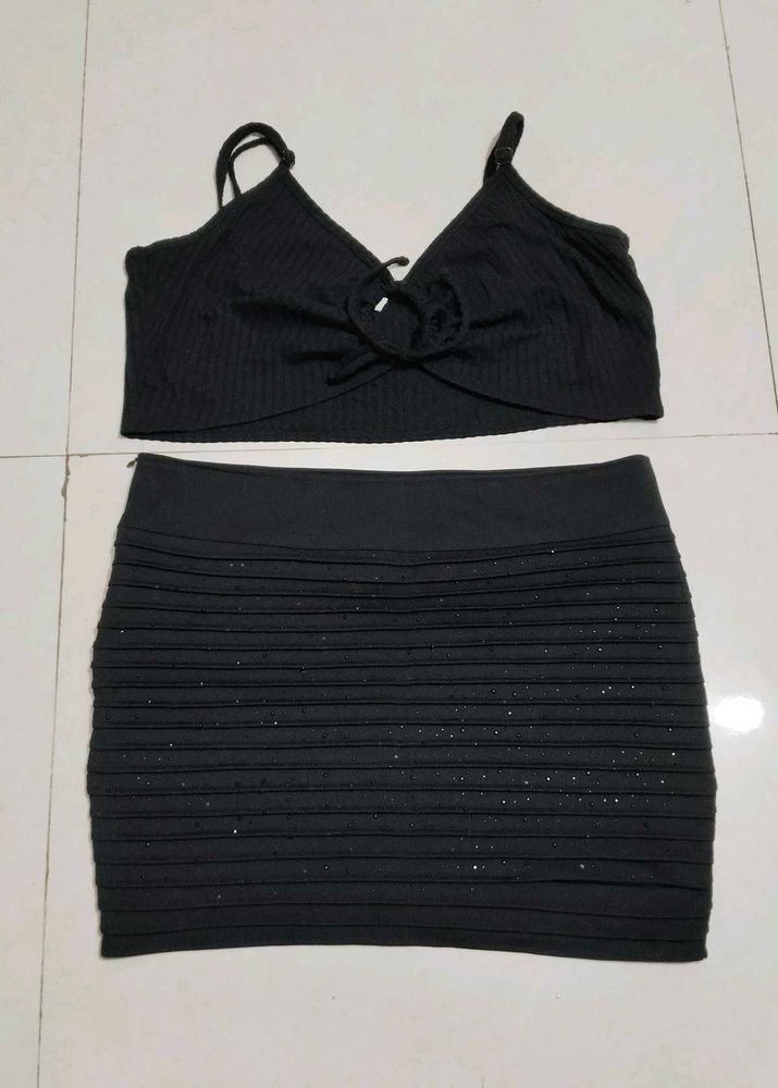 Chic Black Co-ord Set