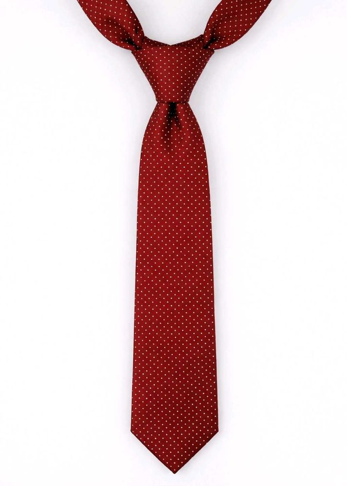 Classic Red Patterned Tie