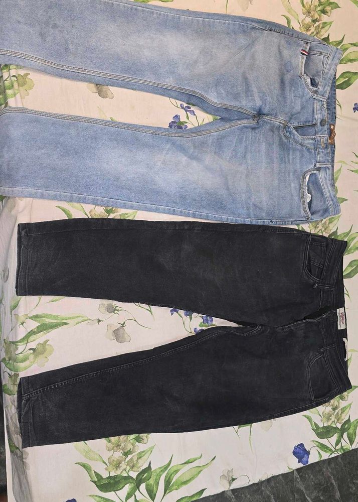 Light Blue &amp; Black Jeans Bundle - PACK OF 2