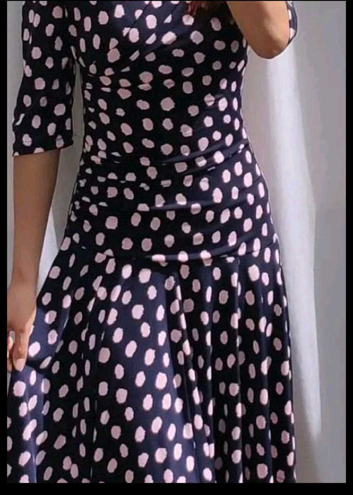 Polka Dot Midi Dress