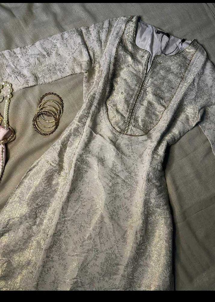W by Wishful Brocade Kurta