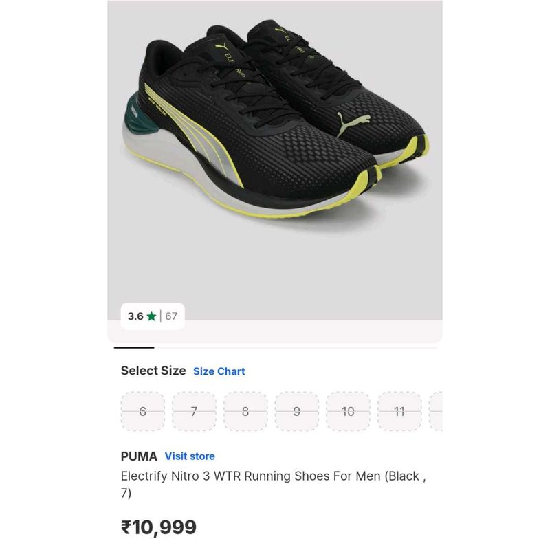 PUMA Electrify Nitro 3 Running Shoes