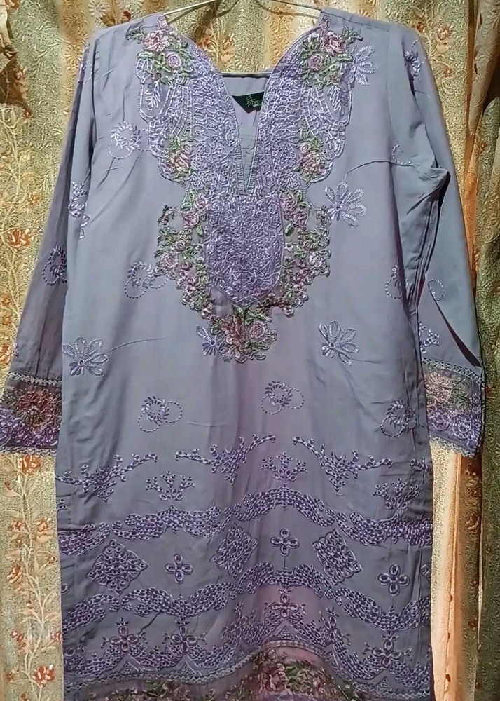 Beautiful Lavender Kurta Set