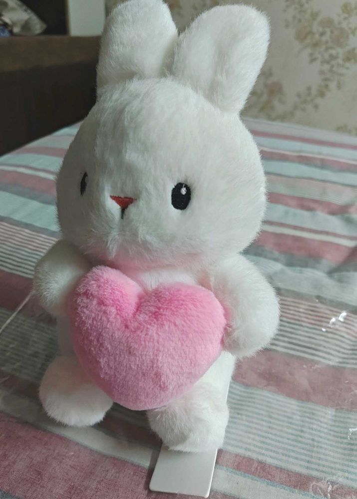 Miniso Adorable Plush Bunny with Heart Collectible