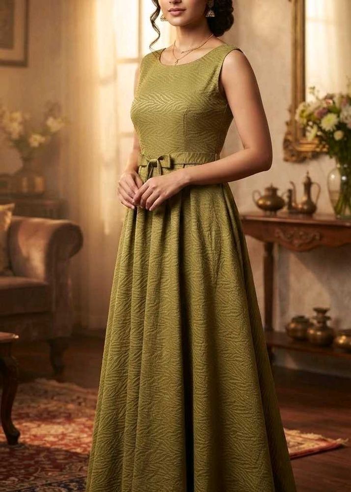 Elegant Green gown Dress
