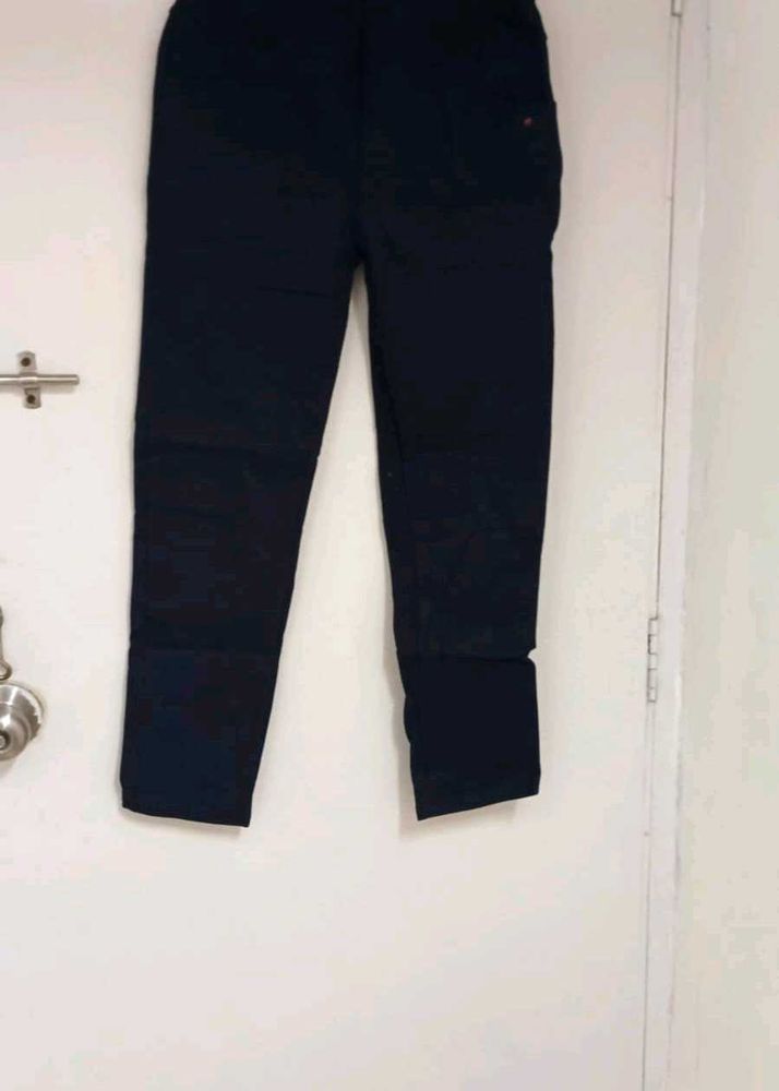 black Straight Leg Pants