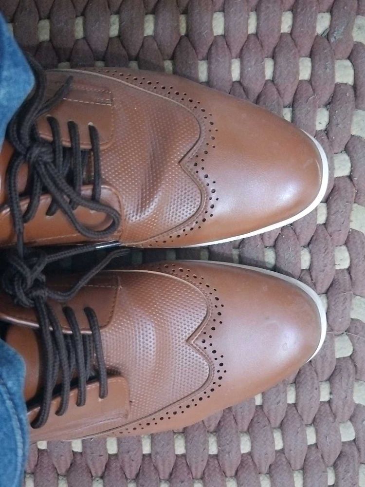 Classic Brown Wingtip tan sneaker