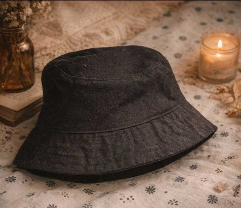 Black Bucket Hat