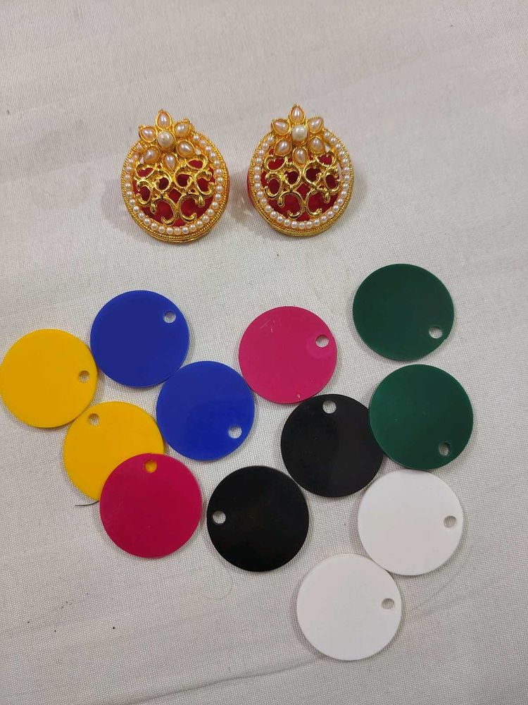 ✨ Color Changing Meenakari Earrings ✨