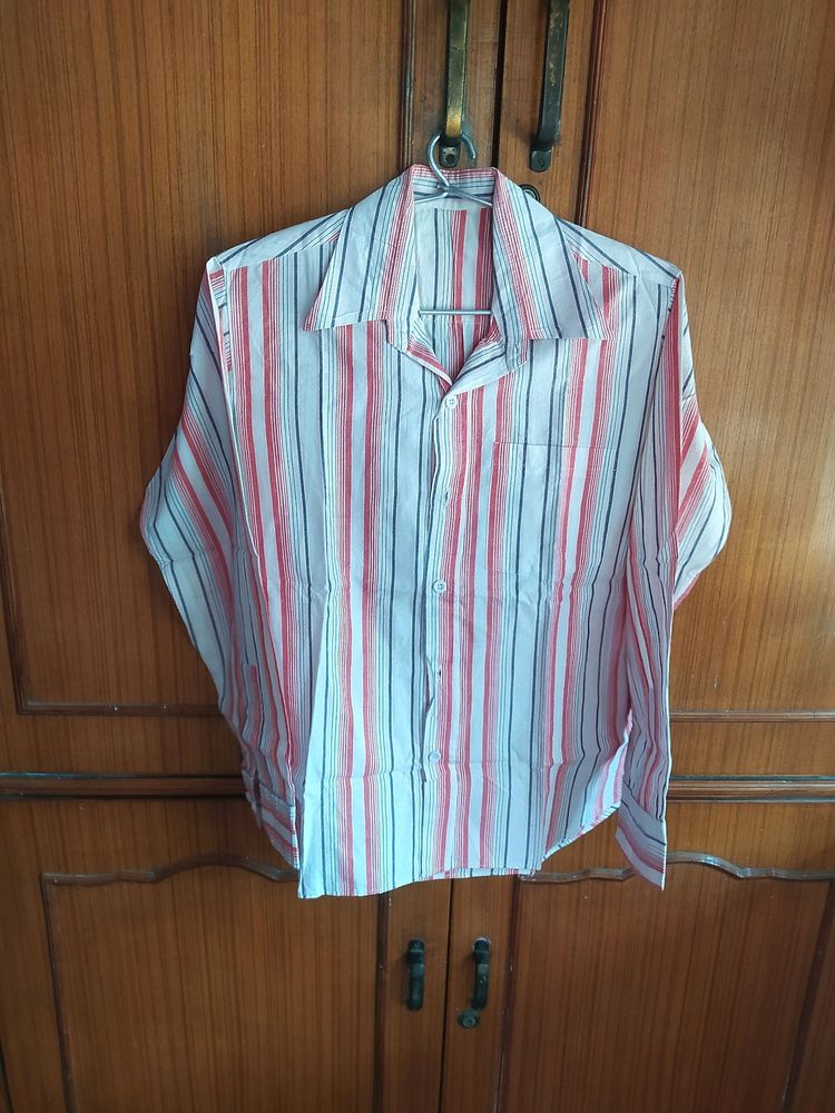 New cotton striped shirt