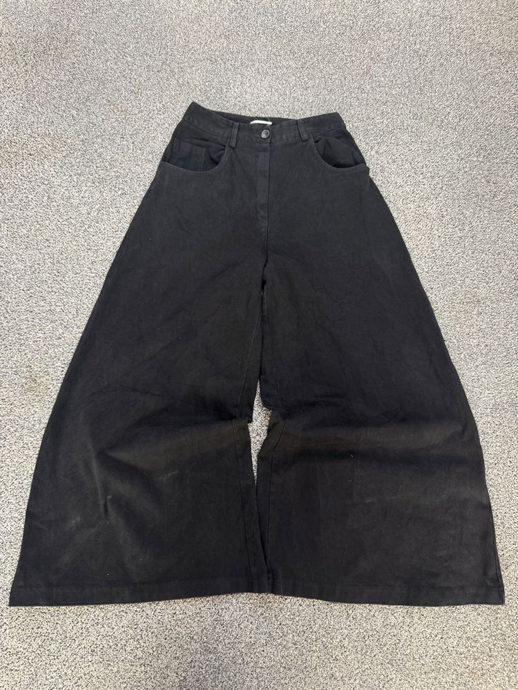 Black Wide Leg Palazzo Pants