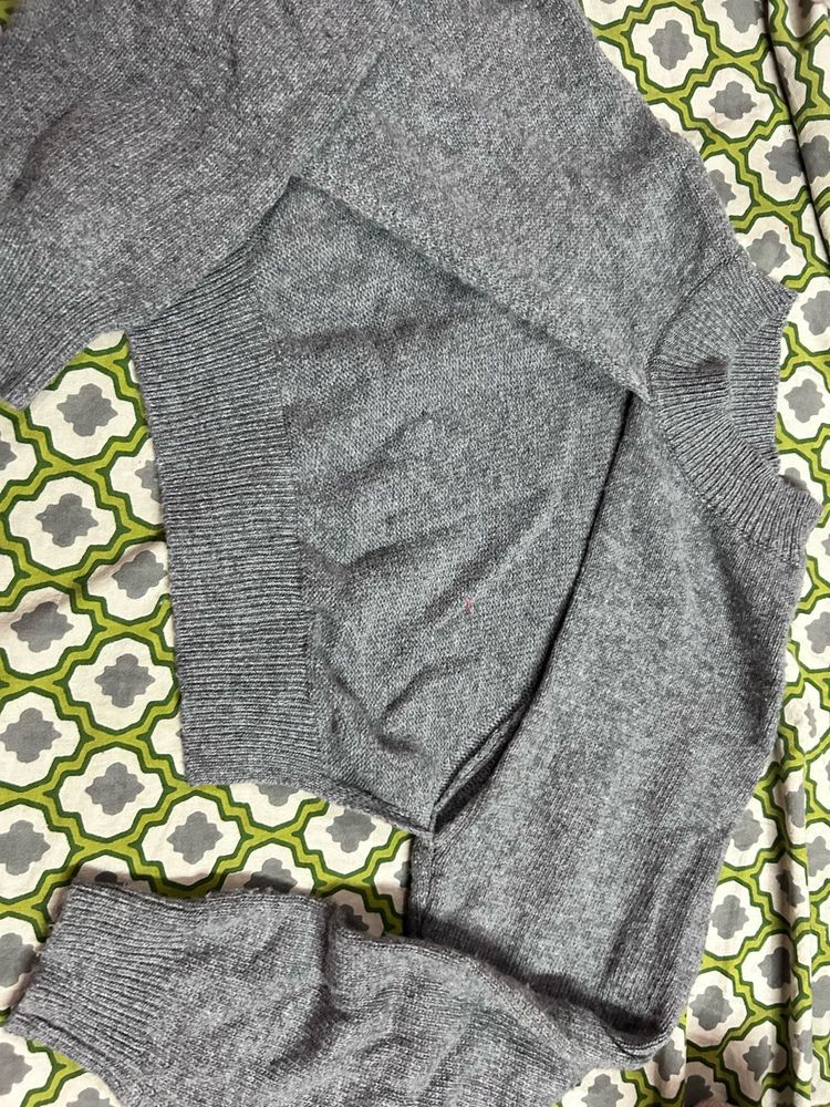 Gray Knit Sweater