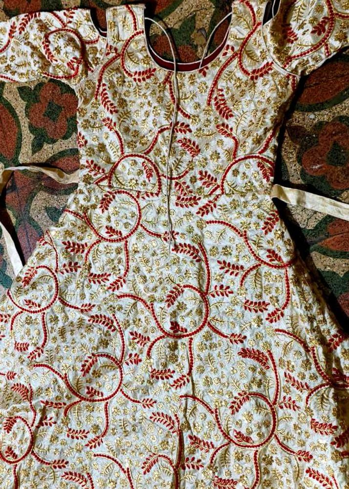 Embroidered Anarkali dress