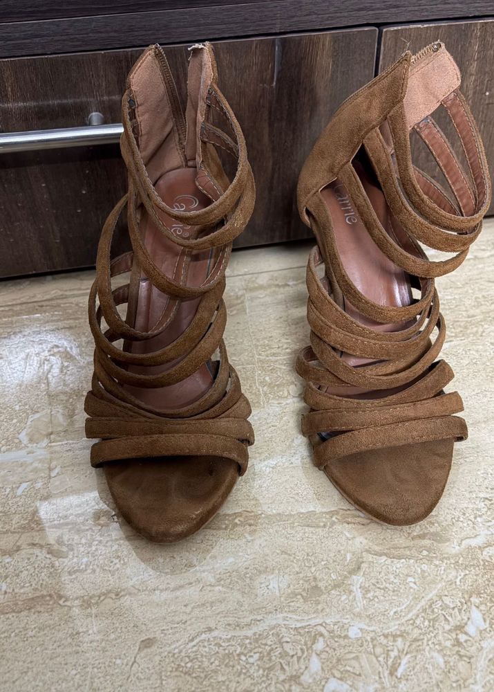 Strappy Heeled Sandals