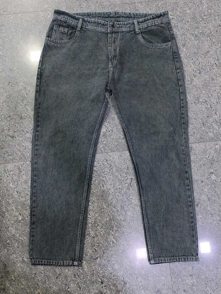 Classic Grey Wash Denim Jeans