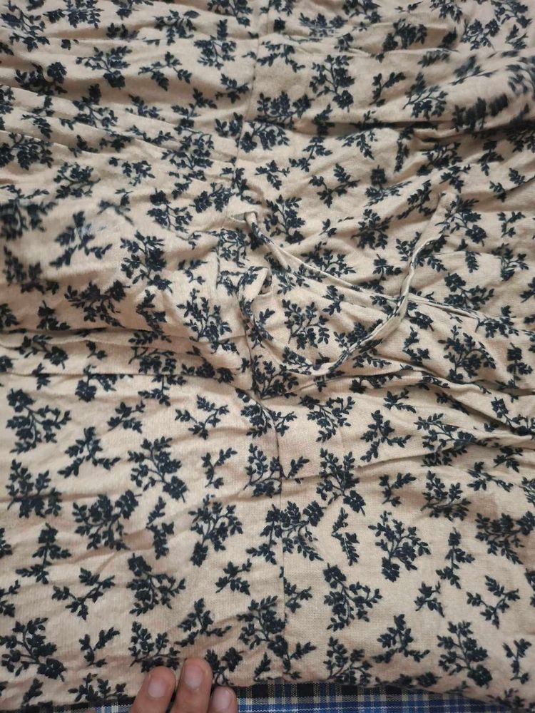 Floral Print Dress Material ( winter)