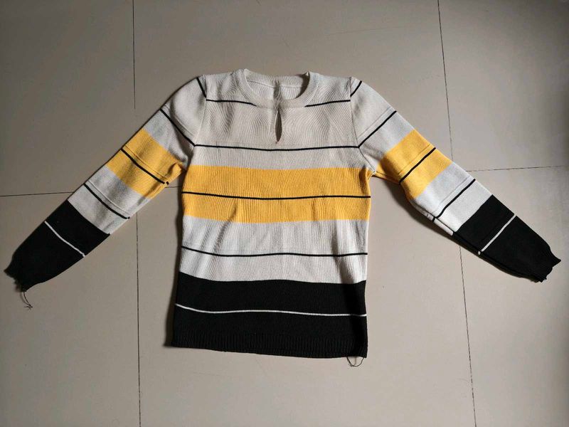 Striped Knit Sweater