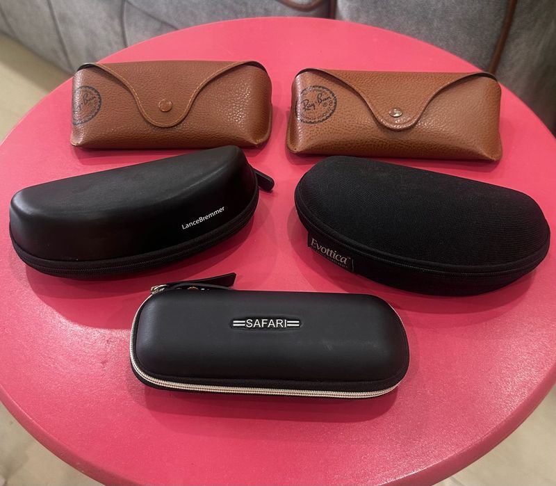 Set of 5 Assorted Eyewear Cases
