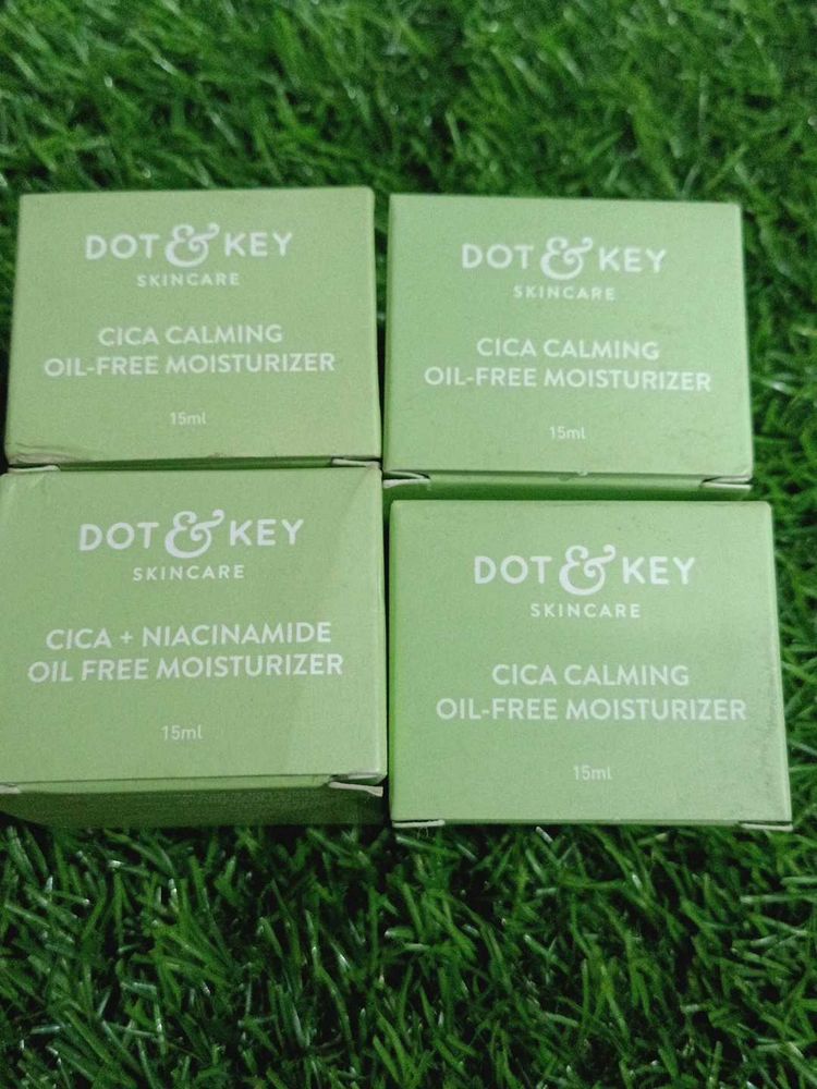 4 mini Dot &amp; Key Skincare Moisturizers
