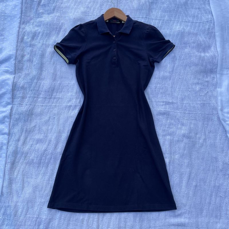 Korean polo neck T-shirt Bodycon dress