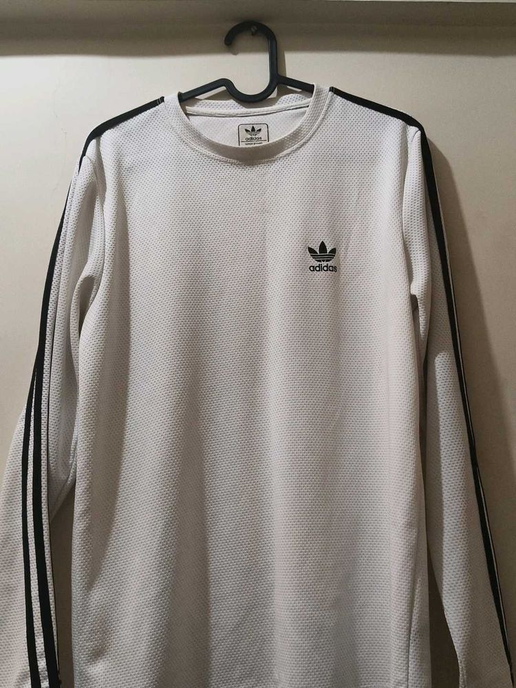 Adidas Men's White T-Shirt