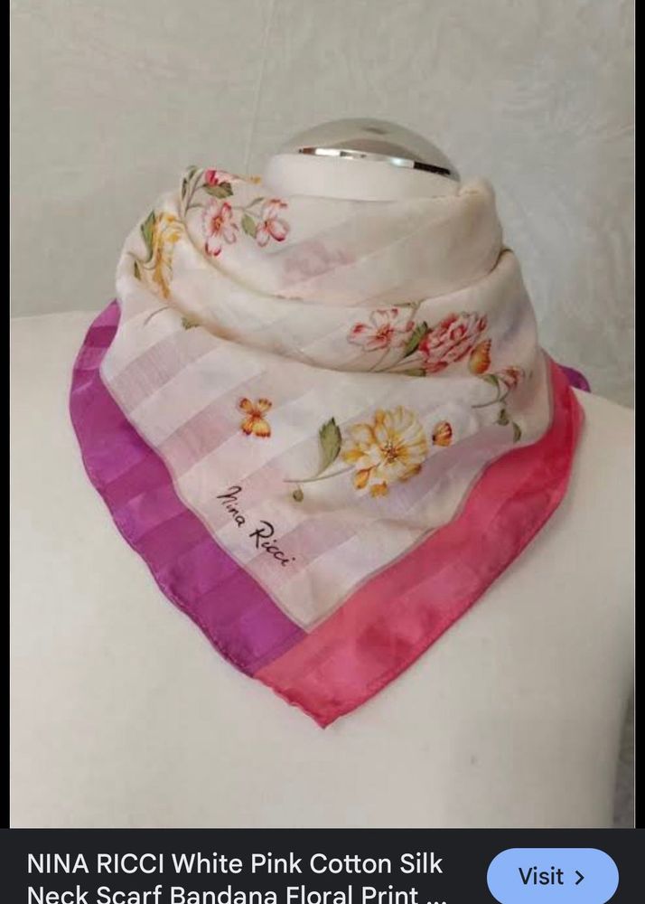 Nina Ricci Silk Scarf