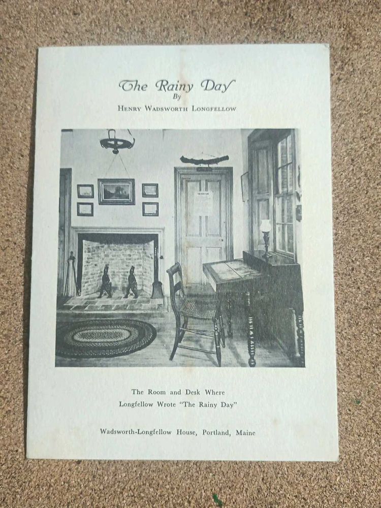 Vintage "The Rainy Day" Print