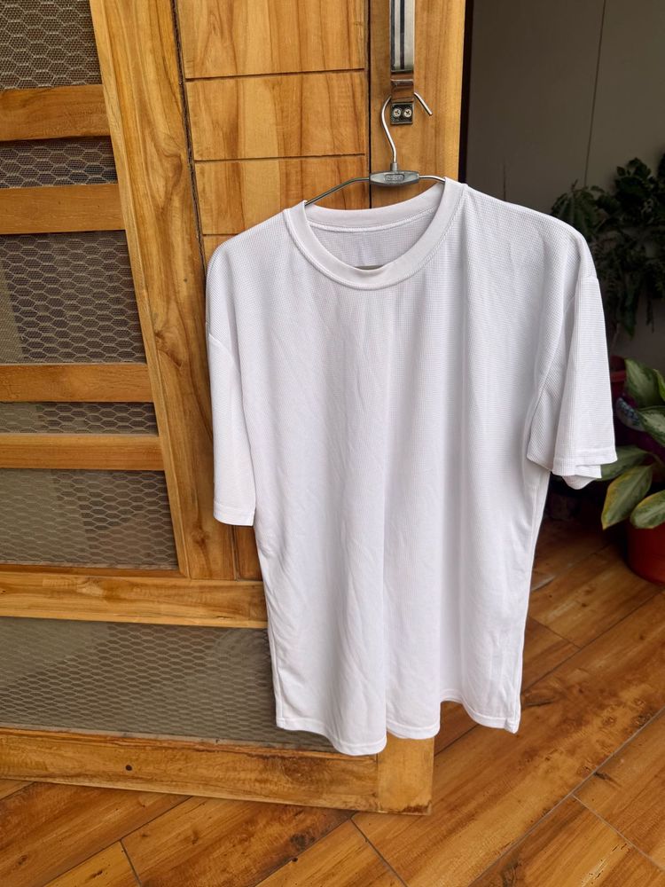 Sports plain white multipurpose t shirt
