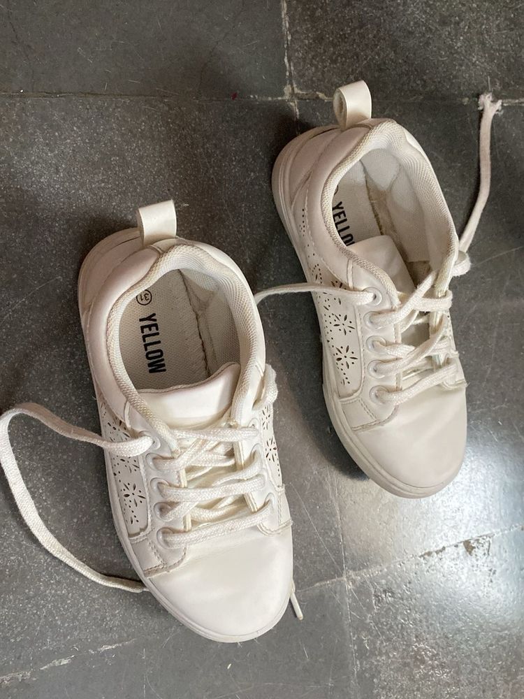 Stylish White Sneakers