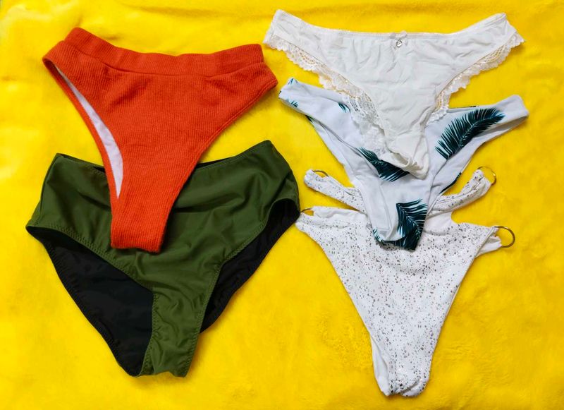 5 Piece Bikini Bottom Set (S,M,L)
