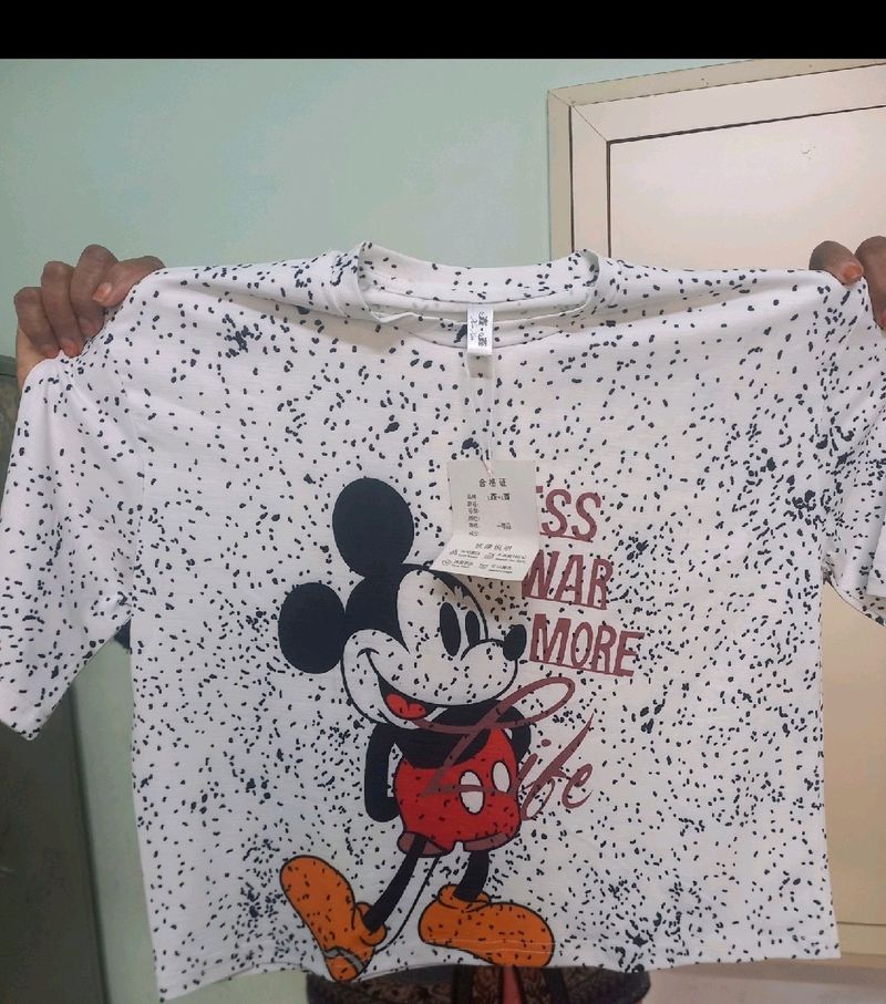 Crop Tshirt For Girls