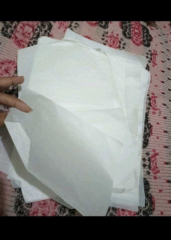 Vintage White Trasing Paper Stack(20)