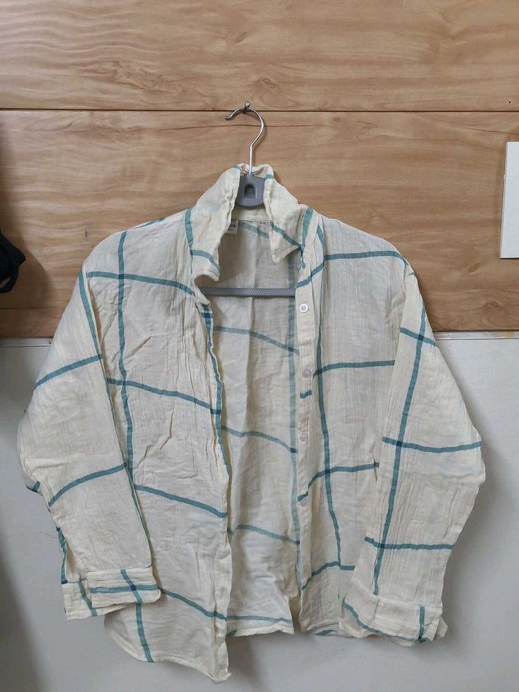 Oversized checkered Casual Shirt