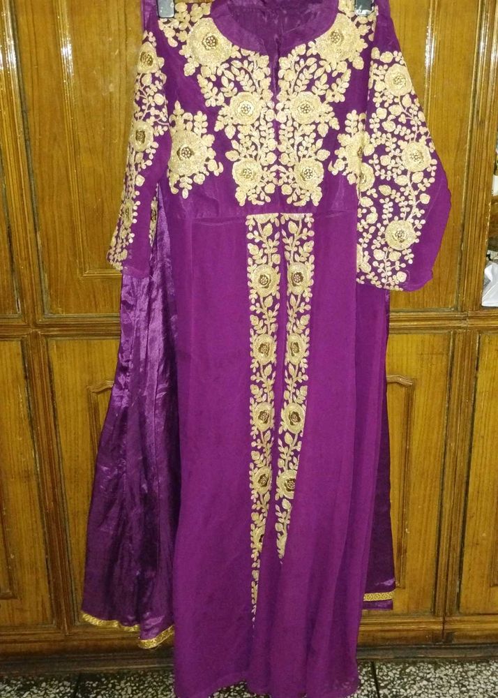 embroidery top with skirt bottom