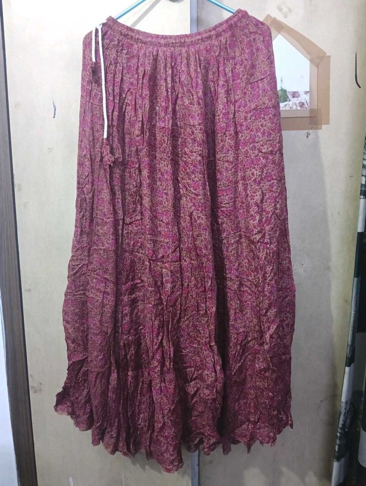 Bohemian Paisley Print Maxi Skirt