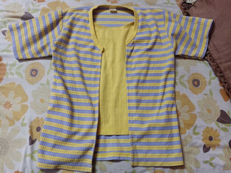 Striped Top with Inner