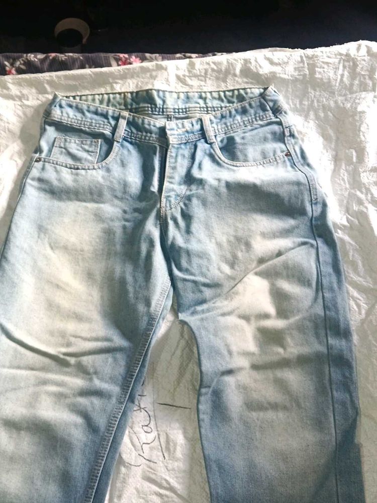 Light Wash Denim Jeans