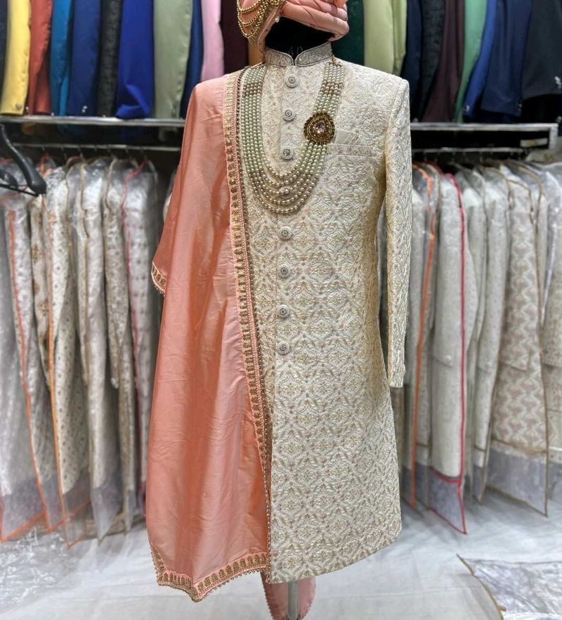 Elegant Men's Sherwani Set