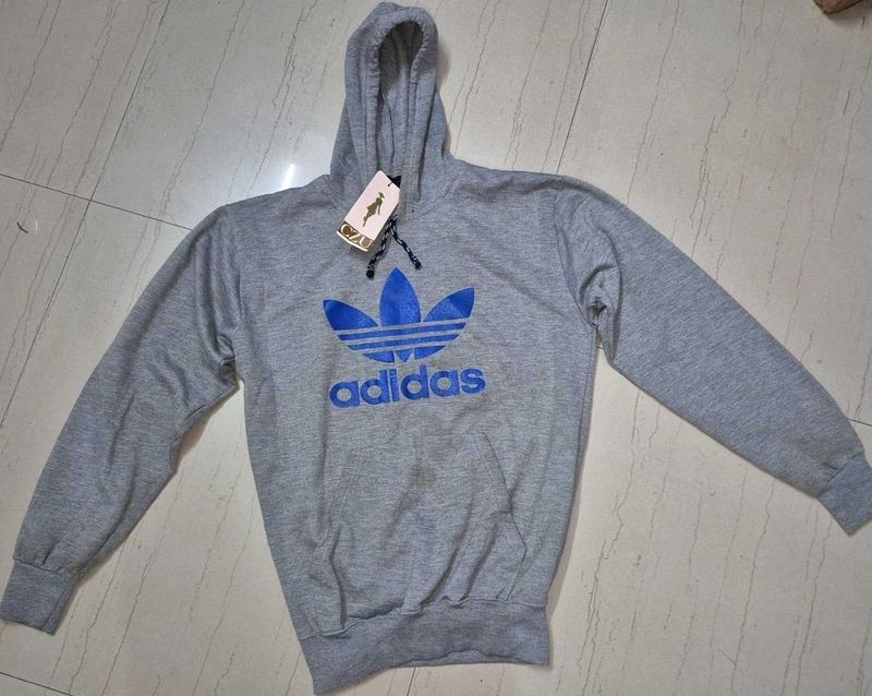 Adidas Grey Hoodie