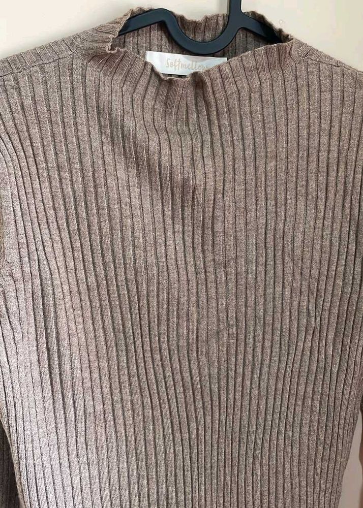 Soft Knit Mock Neck Top