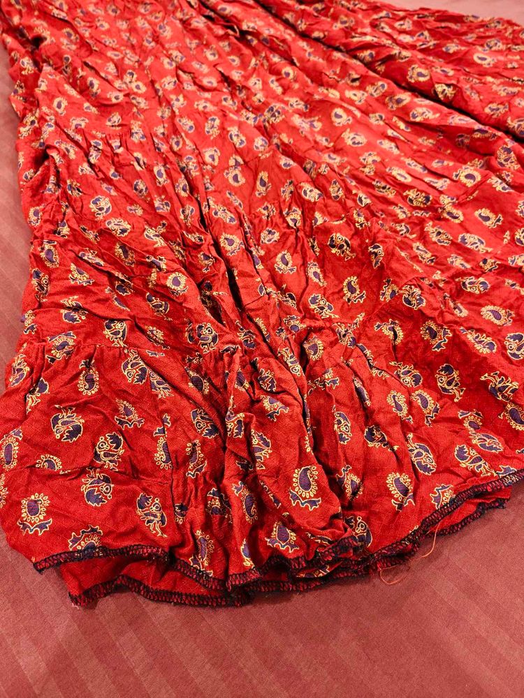Women's RED skirt