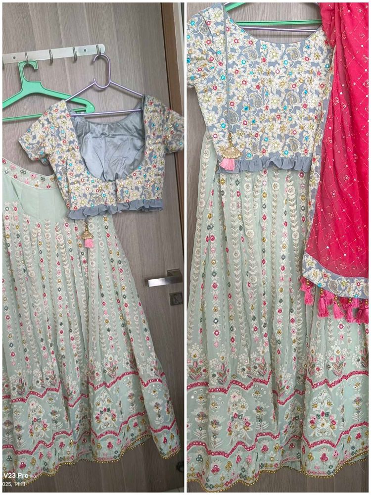 Sale -Embroidered Lehenga Choli Set