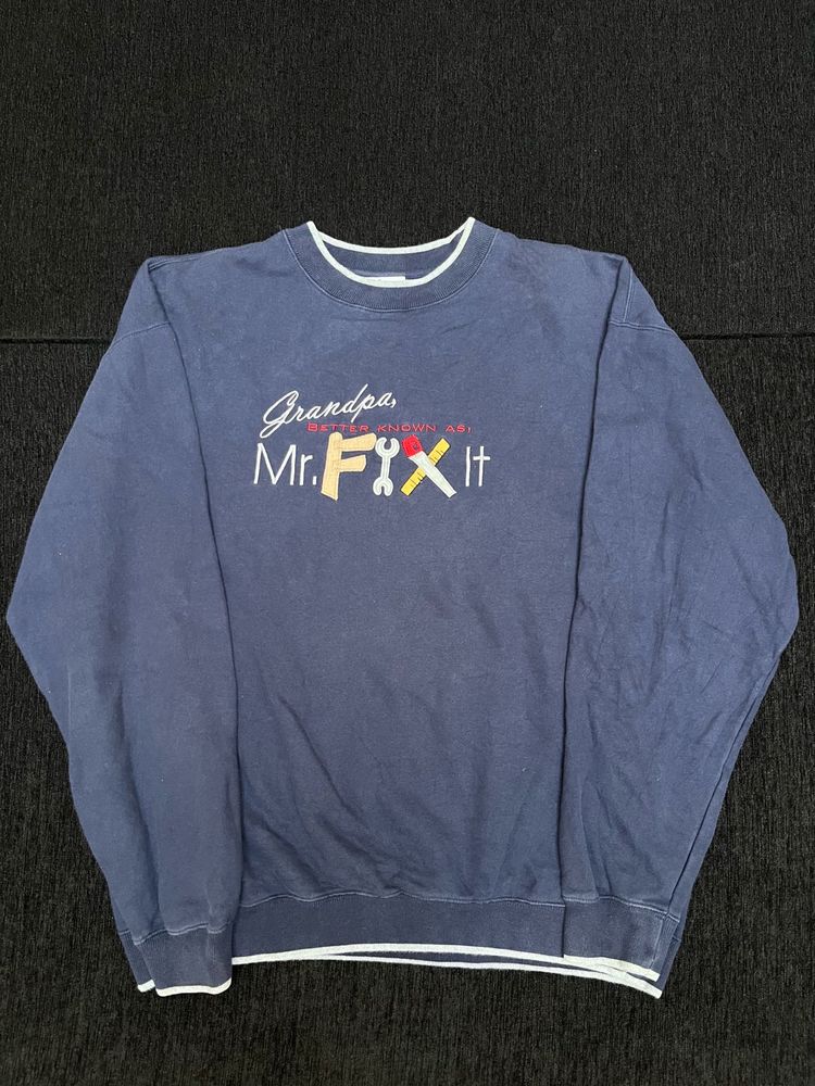 Grandpa's "Mr. Fix It" Graphic Sweatshirt