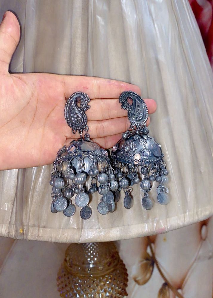 Boho Jhumka Earrings