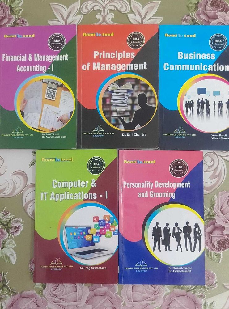 BBA First Year Books Lucknow university